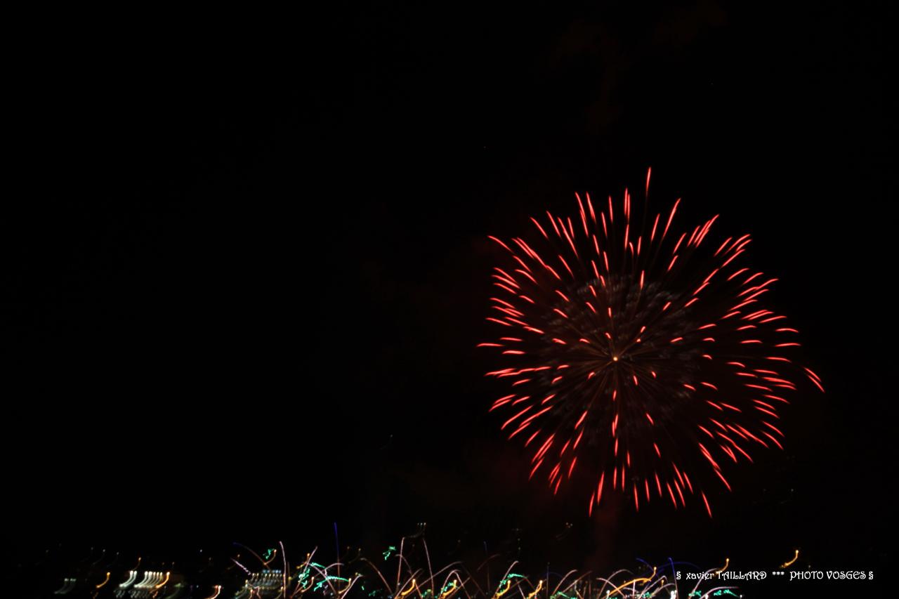 Feu d'artifice de gerardmer