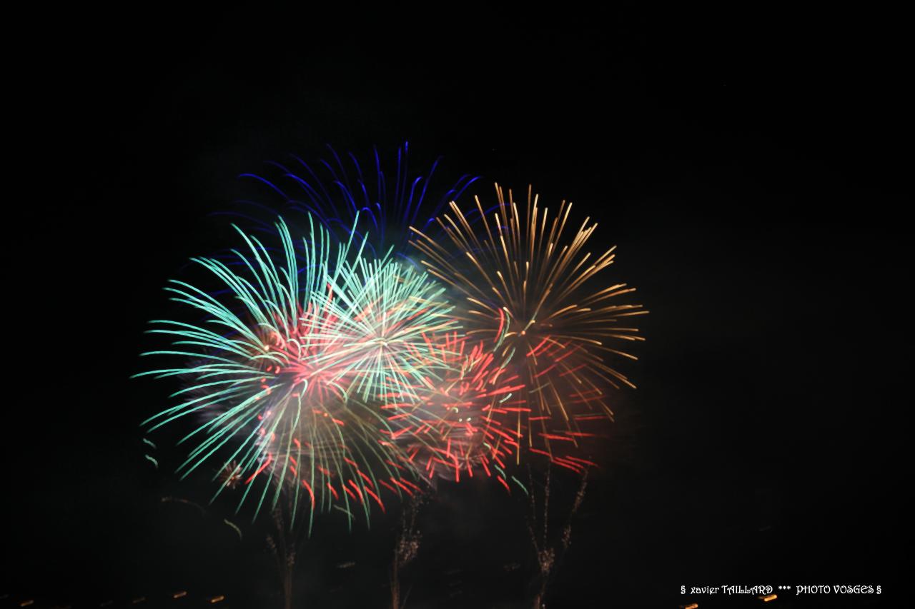 Feu d'artifice de gerardmer